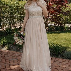 Needle & Thread Whitethorn Bodice Maxi Dress